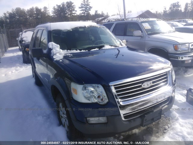 1FMEU73E96UA38172 - 2006 FORD EXPLORER XLT BLUE photo 1