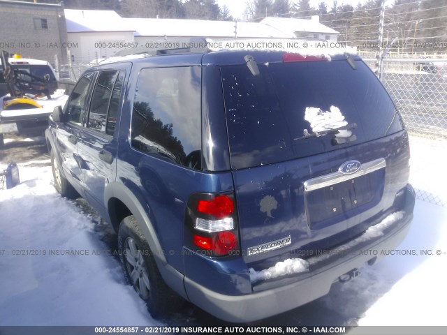 1FMEU73E96UA38172 - 2006 FORD EXPLORER XLT BLUE photo 3