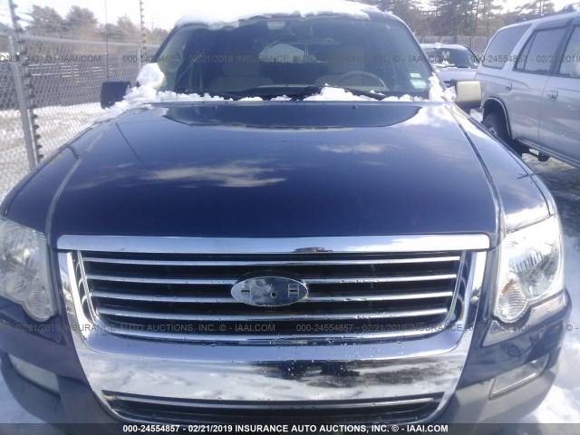 1FMEU73E96UA38172 - 2006 FORD EXPLORER XLT BLUE photo 6