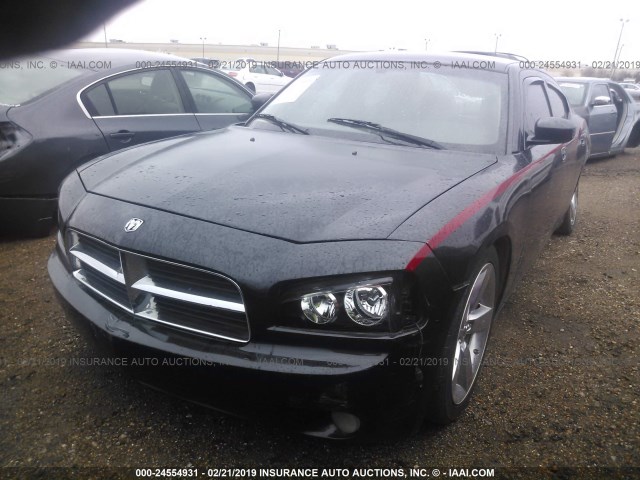 2B3KA43G27H814728 - 2007 DODGE CHARGER SE/SXT BLACK photo 2