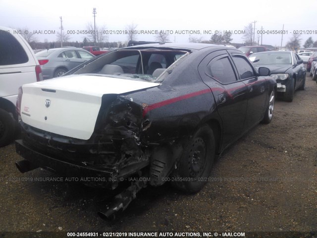 2B3KA43G27H814728 - 2007 DODGE CHARGER SE/SXT BLACK photo 4