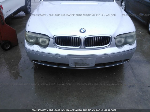 WBAGN634X3DR11268 - 2003 BMW 745 LI SILVER photo 6