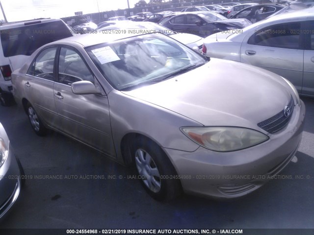 4T1BE32K43U147487 - 2003 TOYOTA CAMRY LE/XLE/SE BEIGE photo 1