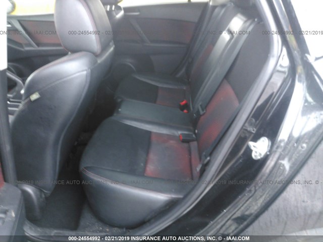 JM1BL1L48C1502239 - 2012 MAZDA SPEED 3 BLACK photo 8