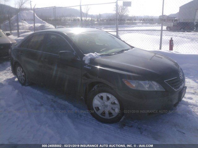 4T1BB46K09U108493 - 2009 TOYOTA CAMRY HYBRID BLACK photo 1