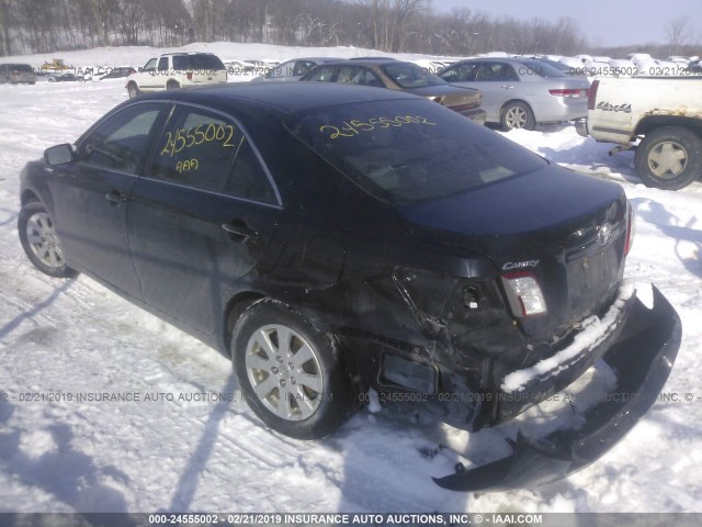 4T1BB46K09U108493 - 2009 TOYOTA CAMRY HYBRID BLACK photo 3