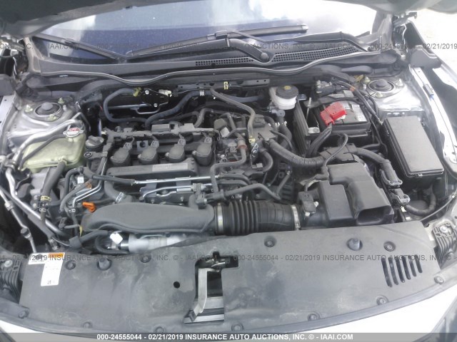 SHHFK7H49HU218194 - 2017 HONDA CIVIC SPORT Argent photo 10