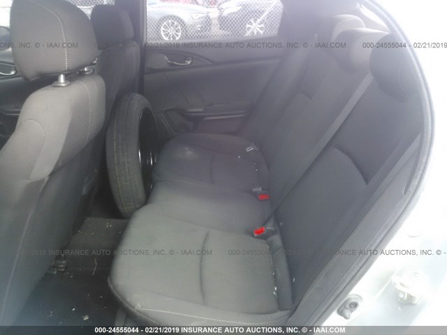 SHHFK7H49HU218194 - 2017 HONDA CIVIC SPORT Argent photo 8