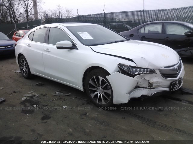 19UUB1F38FA028779 - 2015 ACURA TLX WHITE photo 1