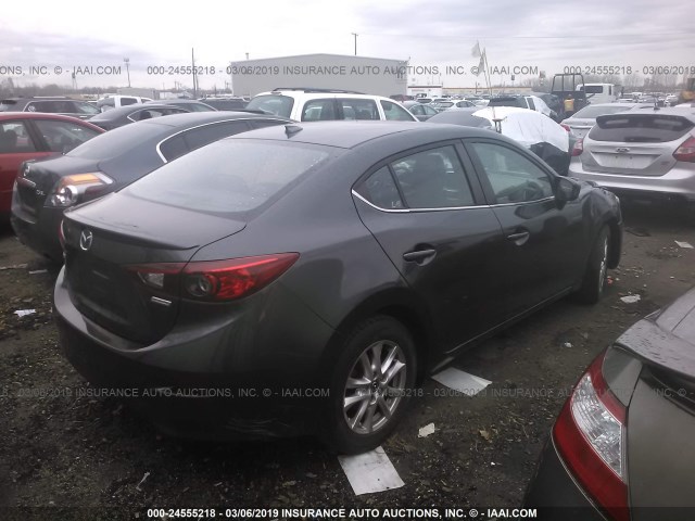 JM1BM1W72E1147431 - 2014 MAZDA 3 GRAND TOURING GRAY photo 4