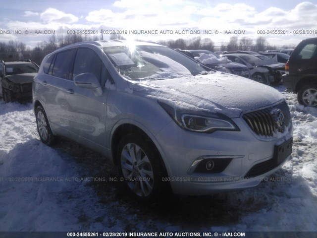 LRBFXESXXGD213214 - 2016 BUICK ENVISION PREMIUM SILVER photo 1