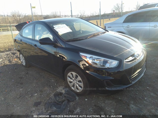 KMHCT4AE3GU164461 - 2016 HYUNDAI ACCENT SE BLACK photo 1