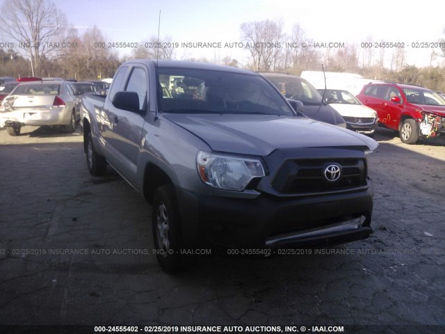 5TFTX4CN9FX063041 - 2015 TOYOTA TACOMA ACCESS CAB ვერცხლისფერი ფოტო 1
