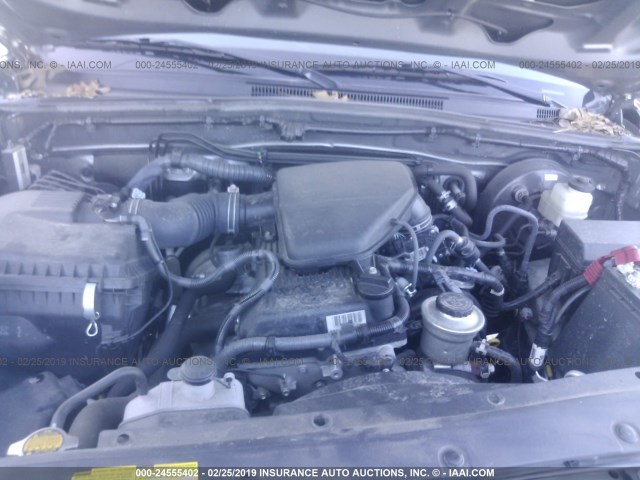 5TFTX4CN9FX063041 - 2015 TOYOTA TACOMA ACCESS CAB ვერცხლისფერი ფოტო 10