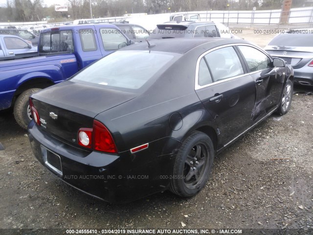 1G1ZH57B48F212115 - 2008 CHEVROLET MALIBU 1LT შავი ფოტო 4