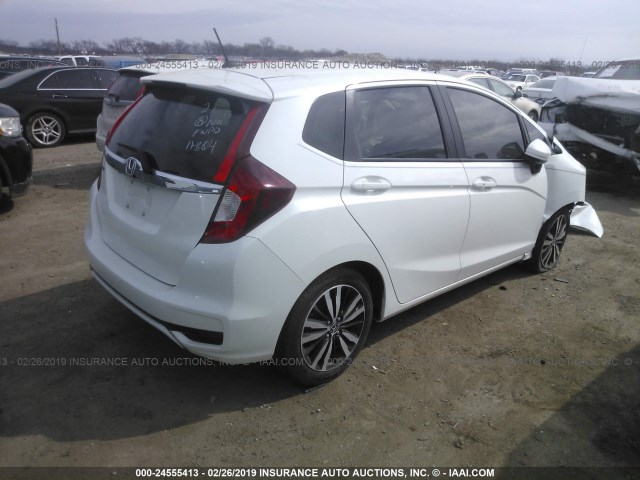 3HGGK5H87JM708469 - 2018 HONDA FIT EX/EXL WHITE photo 4