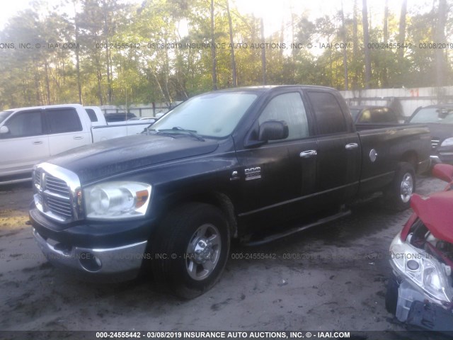 3D7KR28L09G543792 - 2009 DODGE RAM 2500 BLACK photo 2