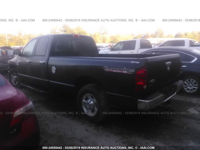 3D7KR28L09G543792 - 2009 DODGE RAM 2500 BLACK photo 3