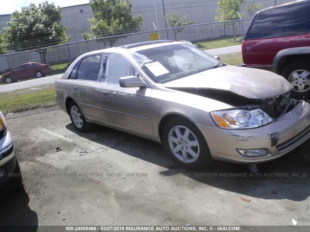 4T1BF28B42U259316 - 2002 TOYOTA AVALON XL/XLS TAN photo 1