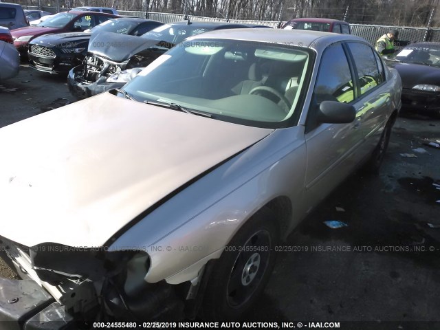 1G1ND52F04M710743 - 2004 CHEVROLET CLASSIC BEIGE photo 2