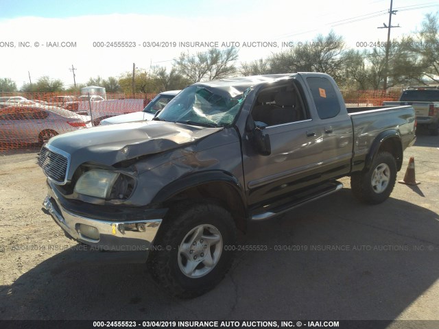 5TBBT48142S319740 - 2002 TOYOTA TUNDRA ACCESS CAB LIMITED GRAY photo 6