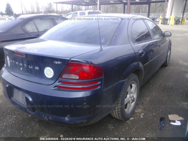 1B3EL46J75N648032 - 2005 DODGE STRATUS SXT BLUE photo 4