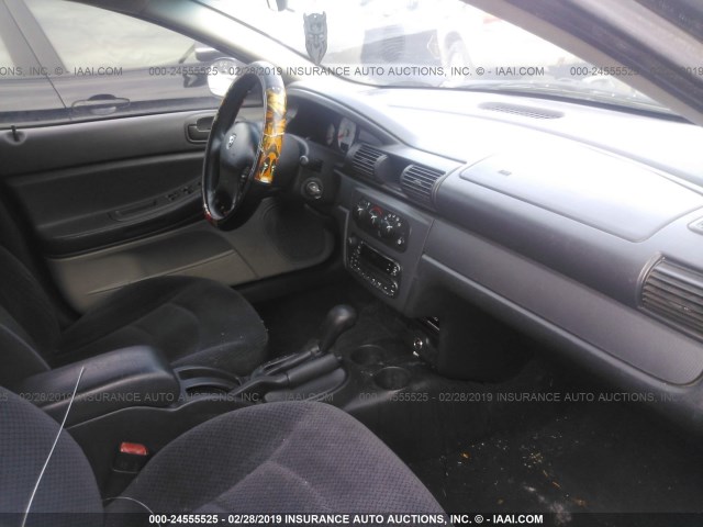 1B3EL46J75N648032 - 2005 DODGE STRATUS SXT BLUE photo 5