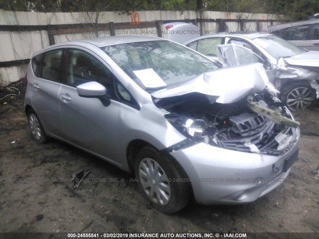 3N1CE2CP8FL425659 - 2015 NISSAN VERSA NOTE S/S PLUS/SV/SL/SR SILVER photo 1