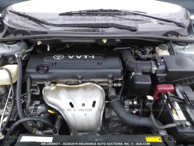 JTKDE167080220613 - 2008 TOYOTA SCION TC ვერცხლისფერი ფოტო 10