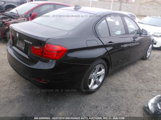 WBA3D3C53EK156777 - 2014 BMW 328 D BLACK photo 4
