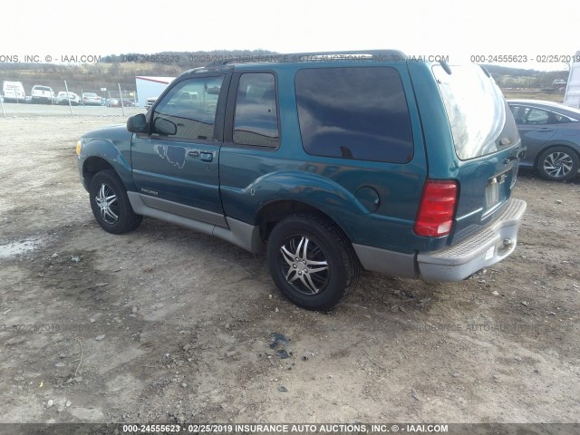 1FMYU70E71UB52598 - 2001 FORD EXPLORER SPORT BLUE photo 3