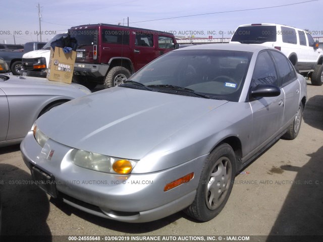 1G8ZK52732Z240340 - 2002 SATURN SL2 SILVER photo 2