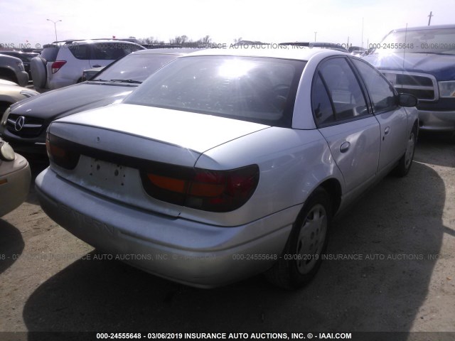 1G8ZK52732Z240340 - 2002 SATURN SL2 SILVER photo 4