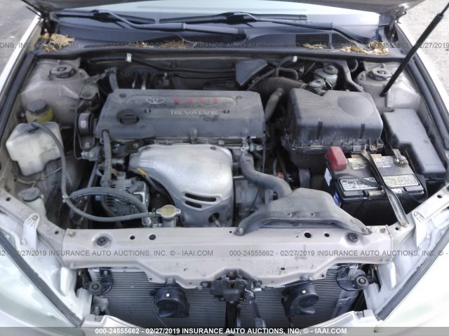 4T1BE32K72U062884 - 2002 TOYOTA CAMRY LE/XLE/SE GOLD photo 10