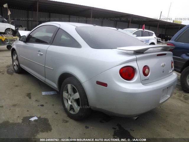 1G1AL18F187318408 - 2008 CHEVROLET COBALT LT SILVER photo 3