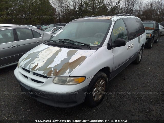 1B4GP54L1VB246382 - 1997 DODGE GRAND CARAVAN LE/ES WHITE photo 2