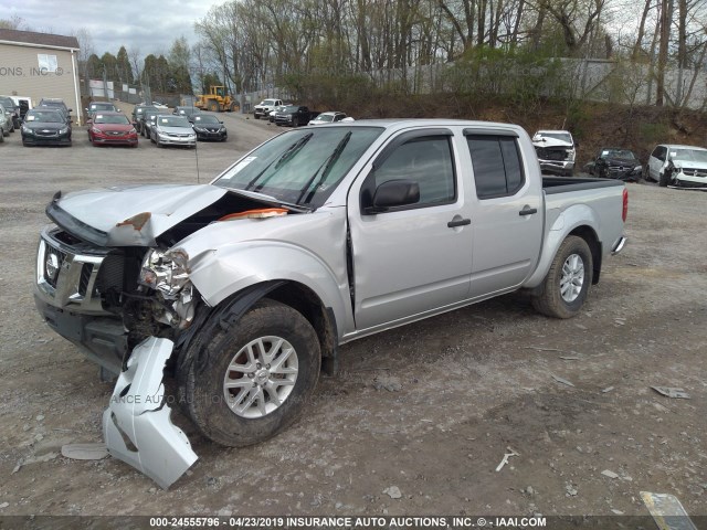 1N6AD0EV2JN747453 - 2018 NISSAN FRONTIER S/SV/SL/PRO-4X SILVER photo 2