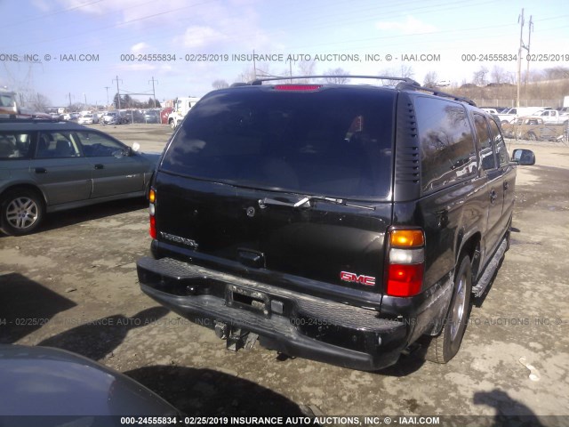 1GKFK66U75J210246 - 2005 GMC YUKON XL DENALI BLACK photo 4