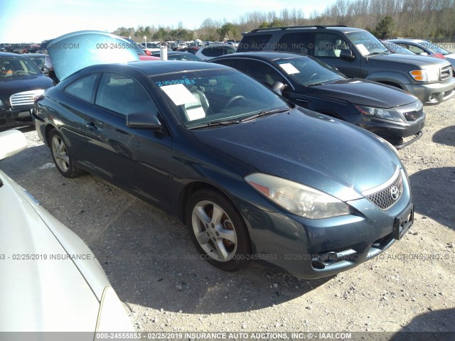 4T1CA30P57U111666 - 2007 TOYOTA CAMRY SOLARA SE/SLE Dark Blue photo 1