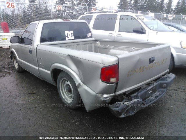 1GCCS145418232154 - 2001 CHEVROLET S TRUCK S10 TAN photo 3