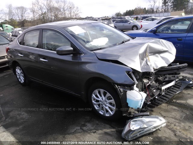 3N1AB7AP7HY208027 - 2017 NISSAN SENTRA S/SV/SR/SL GRAY photo 1