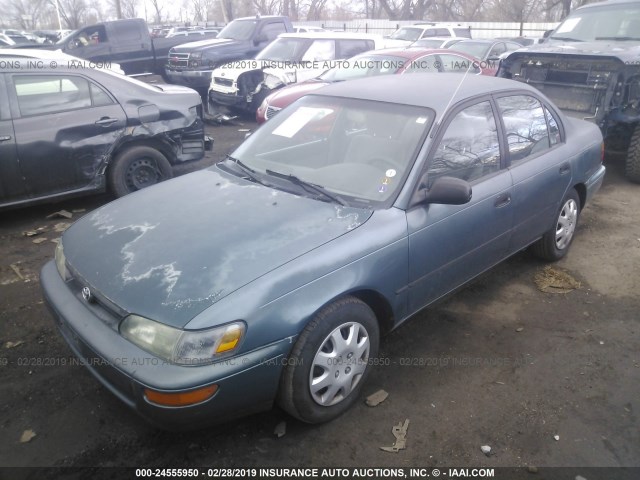 1NXAE09BXSZ329242 - 1995 TOYOTA COROLLA LE/DX GREEN photo 2