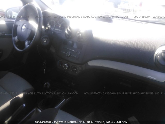 KL1TD66E89B619283 - 2009 CHEVROLET AVEO LS/LT Կապույտ լուսանկար 5