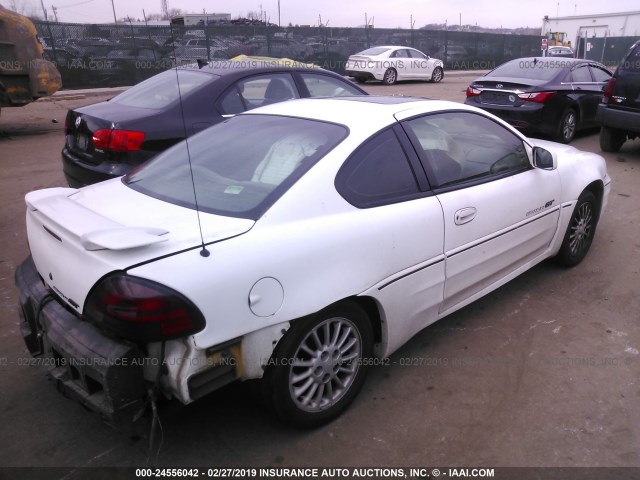 1G2NW12E61M562986 - 2001 PONTIAC GRAND AM GT WHITE photo 4