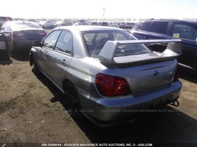 JF1GD75617G502998 - 2007 SUBARU IMPREZA WRX TR GRAY photo 3