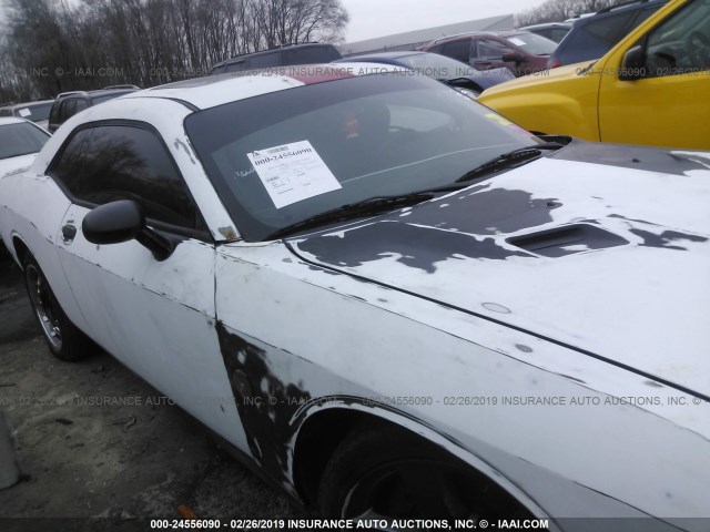 2C3CDYAG5DH594179 - 2013 DODGE CHALLENGER SXT WHITE photo 6