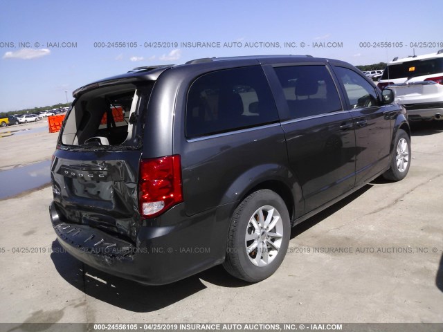 2C4RDGCG5KR517932 - 2019 DODGE GRAND CARAVAN SXT GRAY photo 4