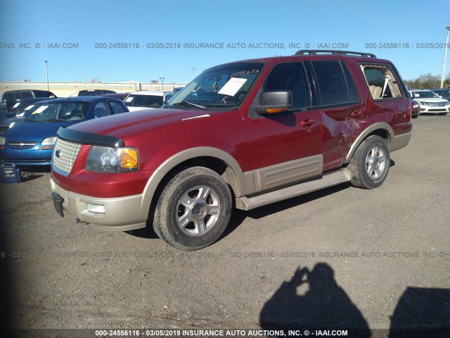 1FMFU18515LA75196 - 2005 FORD EXPEDITION EDDIE BAUER Dark Brown photo 2