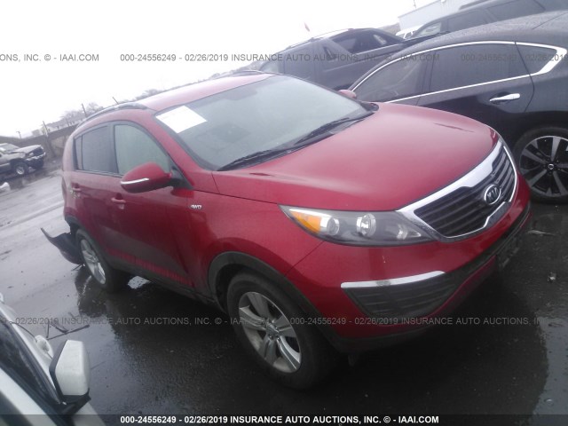 KNDPBCA22B7050516 - 2011 KIA SPORTAGE LX RED photo 1