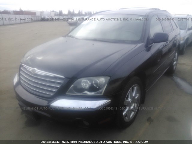 2A8GF78456R667358 - 2006 CHRYSLER PACIFICA LIMITED BLACK photo 2